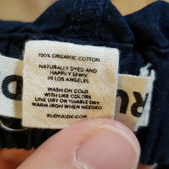 Rudy Jude Adult Pillowcase Shorts In Color "Black Indigo", Size XL - Picture 8 of 8